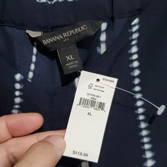 Banana Republic Trapeze Belted Maxi Dress Size XL - Picture 8 of 13